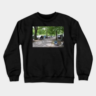 A sleepy afternoon at the county fair Crewneck Sweatshirt